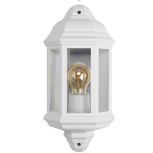 BELL 10364 1/2 lantern white (no lamp)