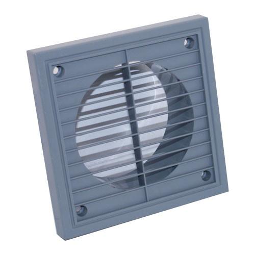 Manrose 4" fixed grille Grey