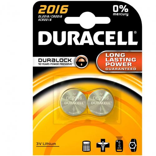 pack of 2 CR2016 3V batteries