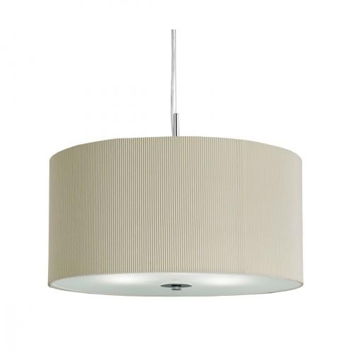 SEARCHLIGHT 2353-40CR DRUM PLEAT CEILING LIGHT