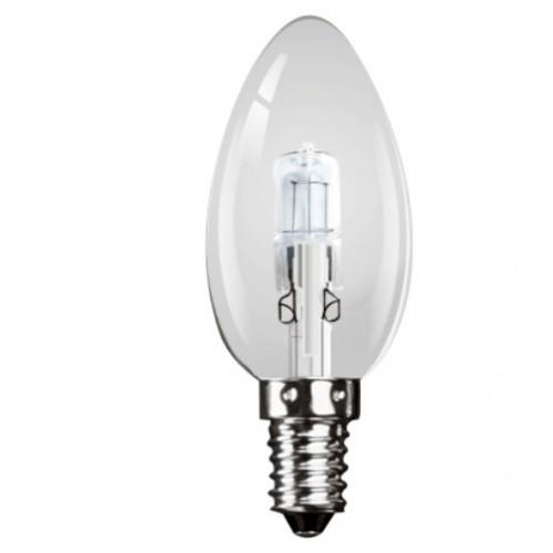 42W SES energy efficient halogen clear candle