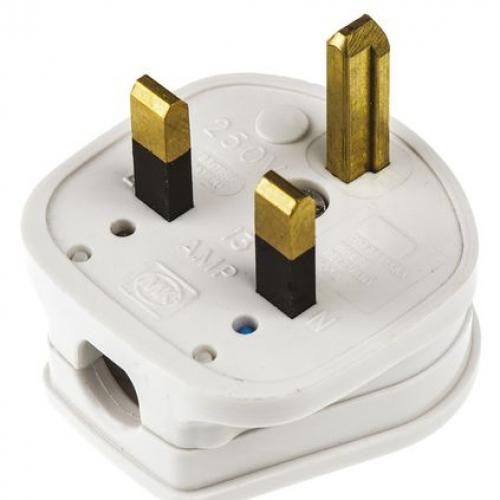 MK 647WHI 13A non std plug