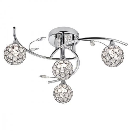 Searchlight 7024-4-CC 4X33W G9 CEILING LIGHT