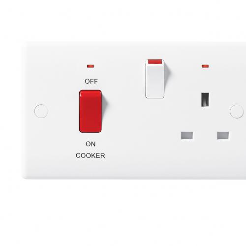 BG 870 45A cooker control unit with 13A skt & neon