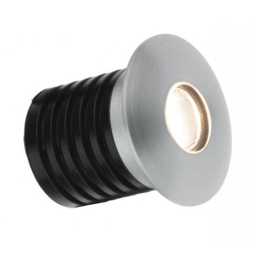 1w IP65 Aluminium Finish 32mm Marker Light - blue