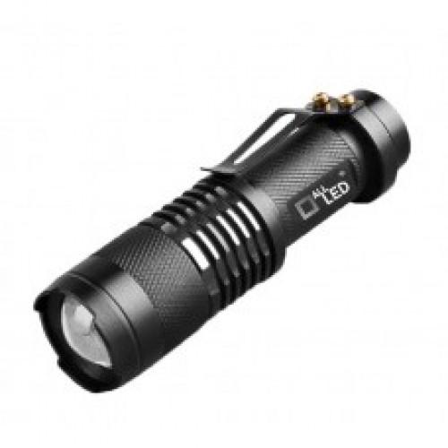 3W LED torch c/w batteries 200 lumens