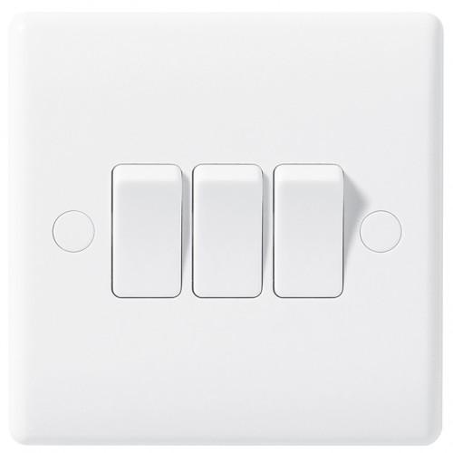 BG 843 3gang 2way 10A lightswitch