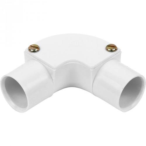 EIE2W white 20mm inspection elbow