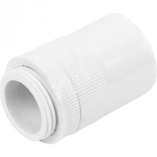 EMA3W white 25mm male adaptor