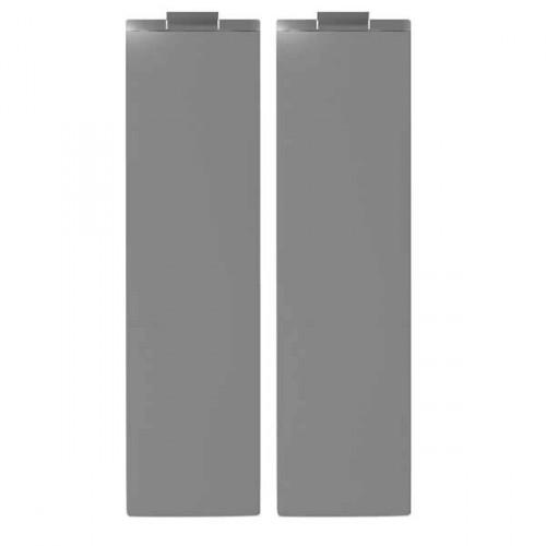 BG blank module for euro plate (2pcs) grey