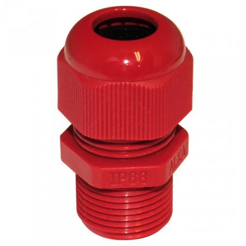 Red   compression gland 20mm  c/w locknut PK10