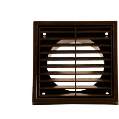 Manrose 5"/125mm fixed grille brown