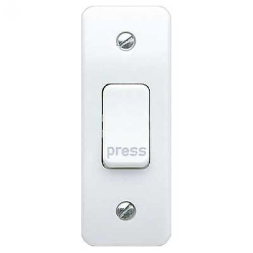 MK K4848PWHI 10A press architrave switch