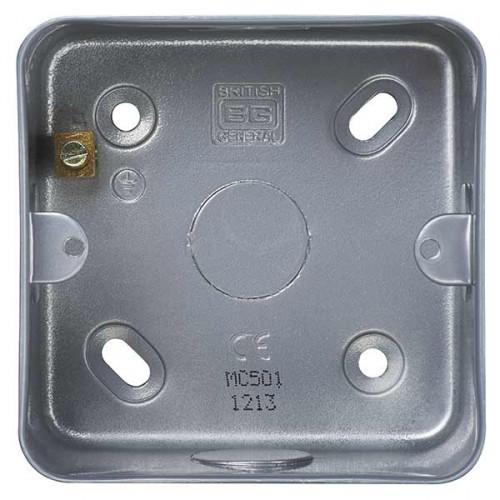 BG MC501 surface box for 1 or 2 gang grid