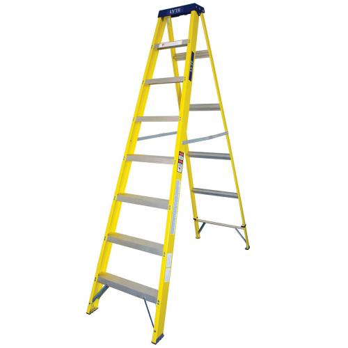 6 Tread 1.65mt fibreglass step ladder