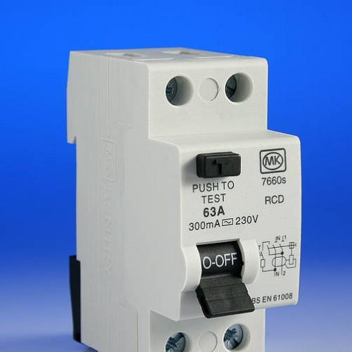 MK 7660S  60A 300ma RCD 2 module 6KA rating