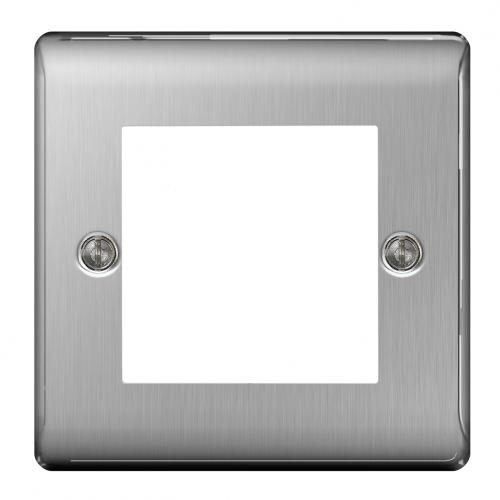 2 module frontplate square