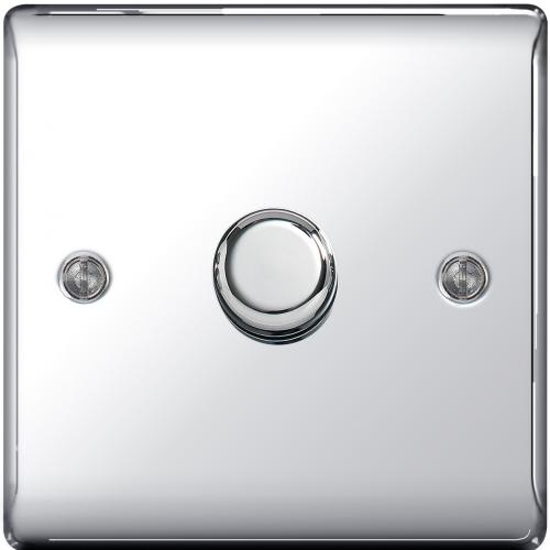 1 Gang Dimmer Switch Polished Chrome