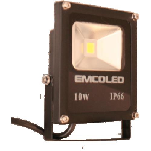 Emcolite 10W LED slimline floodlight 6-6500k