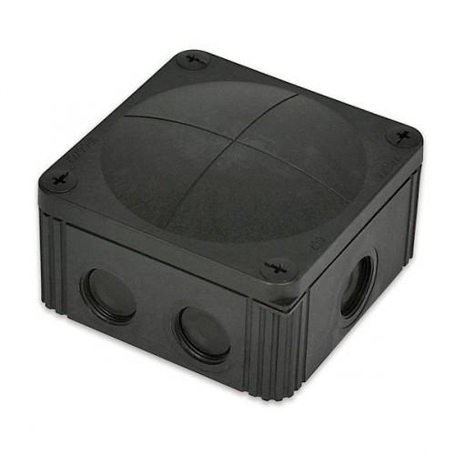 Wiska IP66 Junction Box 110mmx110mmx66mm Black