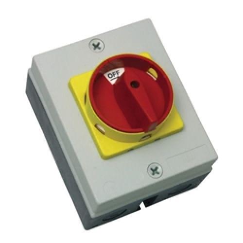 63A 4P 11kW 415V Rotary Isolator IP65 Moulded