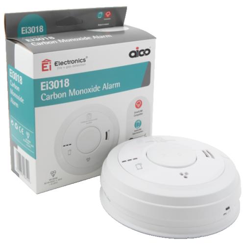 EI3018 Mains/Bat.lithium carbon monoxide detector