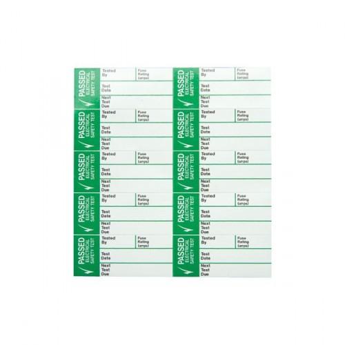 x 250 Pass Test Label Sml Write on Label 35 x 15mm