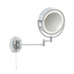 Searchlight 11824 IP44 chrome mirror wall light