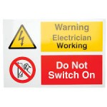 Do not switch on Electri cian Working- Rigid Pk 1