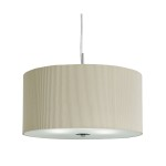 SEARCHLIGHT 2353-40CR DRUM PLEAT CEILING LIGHT