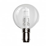 28W SBC energy efficient halogen clear round lamp