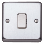 MK K4671BSS 1G 2W switch brushed stainless steel