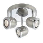 Searchlight 4923-SS GU10 3x50W SATIN SILVER