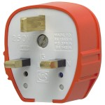 MK 655RED 13A tough plug red