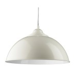 Searchlight 8140-CR Cream Pendant 1x 60W ES