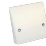 BG 858 25A flex outlet plate (bottom entry)