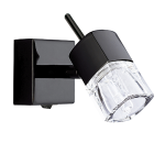 Searchlight 9881BC 1x33W  G9 BLACK wall light