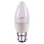 BELL 4W BC LED candle lamp clear (dimmable)