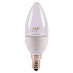 BELL 4W SES LED candle lamp clear (dimmable)