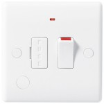 BG 853 13A switched spur with flex outlet & neon