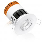 E8 F-rated IP65 8W LED downlight dimmable 3000K