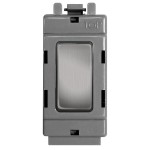 BG GBS12 20A 2way Brushed Steel grid switch