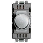 BG GRID DIMMER MODULE Brushed Steel 400W