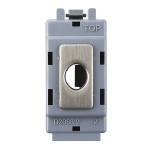 BG GBSFLEX flex outlet Brushed Steel grid switch