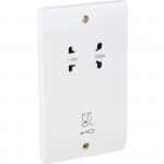 MK K701WHI shaver socket 110/240V