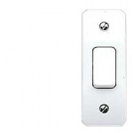 MK K4841WHI 10A 1G 2W architrave switch