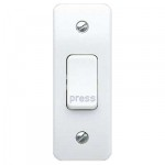 MK K4848PWHI 10A press architrave switch