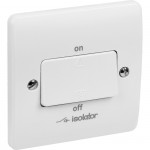 MK K4859WHI fan isolator switch non lockable