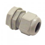 25mm cable gland & l/nut grey IP68 (13-18mm dia)