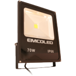 Emcolite 100W slimline LED floodlight 6-6500k